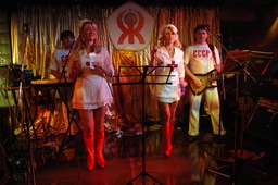 A retro rock band, Moscow, 2005